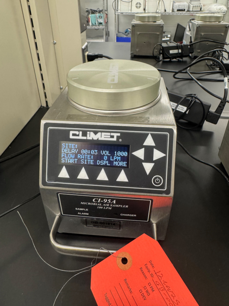 Image of Climet CI-95A 100 LPM Microbial Air Sampler